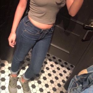 Arizona Jean crop jeans